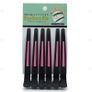 Hairdressing Sectioning Hair Clips with Rubber Bar Styling Hair Clamps - 6 Pcs Image 4