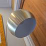 Gold arc free standing lamp Image 5