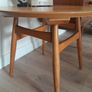 Mid Century Danish Hyllinge Mobler Beech Occasional round table Image 2