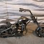 White metal made motor bike Image 2