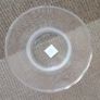 Clear glass flared vase Image 2