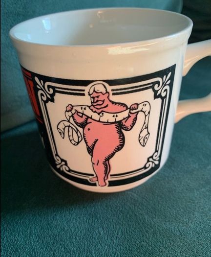 Funny Vintage 'Hungry Dieter' Cup