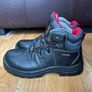 Red Back Monsoon Work Boots Black UK8 EUR42 NEW Image 2
