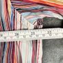 Tommy Hilfiger Red Label Y2K Multicolor Rainbow Short Sleeve Shirt M Image 5