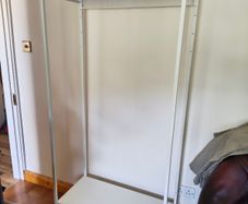 Platsa IKEA open wardrobe closet metal frame clothes storage
