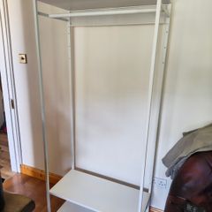 Platsa IKEA open wardrobe closet metal frame clothes storage