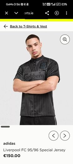 Liverpool retro football jersey