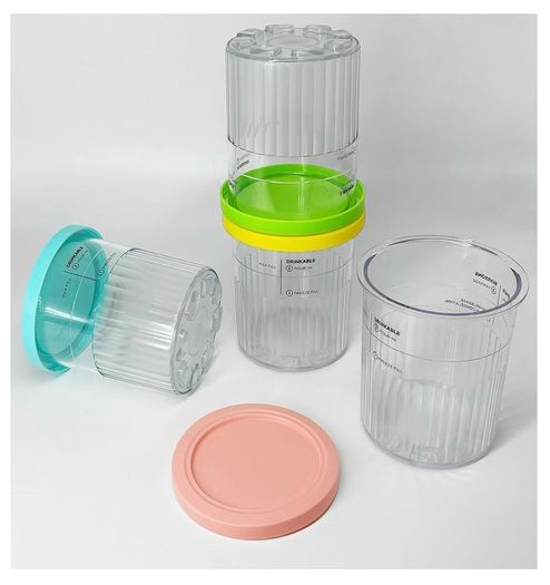 Brand New Replacement Ice Cream Pints 680ml 4-Pack with Lids