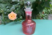 Vintage Bohemia  Cranberry glass scent  bottle Price drop