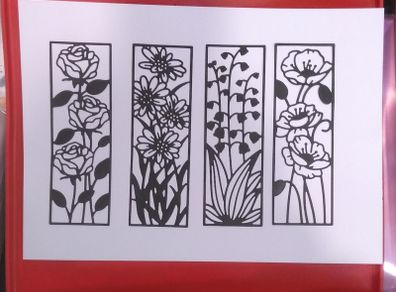 4 Flower Cutting Dies