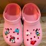 Disney Crocs Minnie clogs sandals girls size C12 Image 2