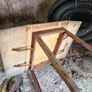 vintage drop leaf table Image 2