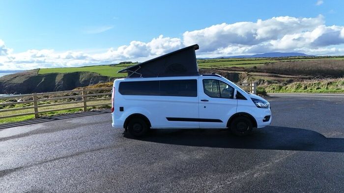 Transit Custom LWB poptop campervan