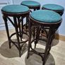 Pair of Vintage Bentwood Bar Stools Image 7
