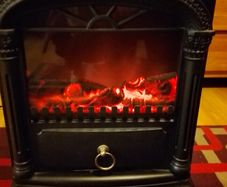 Electric coal effect fire