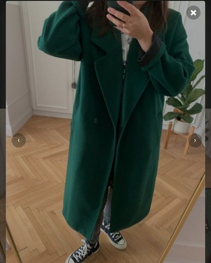 Green Winter Coat Size Uk 10