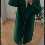 Green Winter Coat Size Uk 10 Image 3