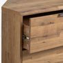 Bronx Oak Effect Corner Chest of Drawers Next Image 4