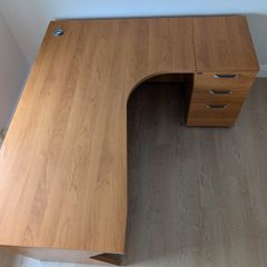 Desk and filing chest