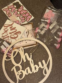 Baby Shower Girl Decor