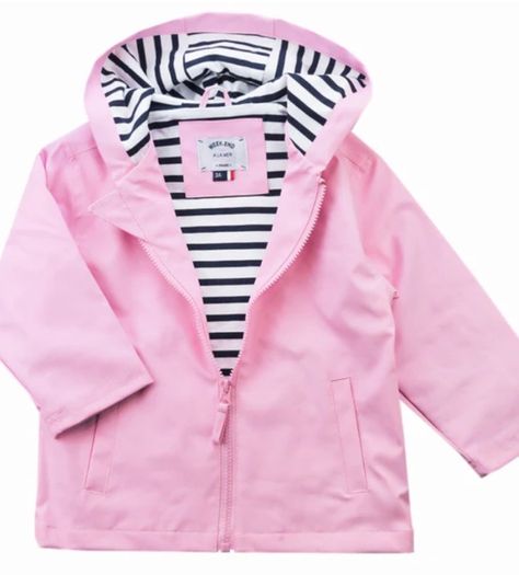 Weekend a la mer Pink Rain jacket