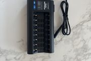 Lloytron Slimline Multi-Charger for rechargeable AA and AAA batteries.