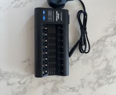 Lloytron Slimline Multi-Charger for rechargeable AA and AAA batteries.