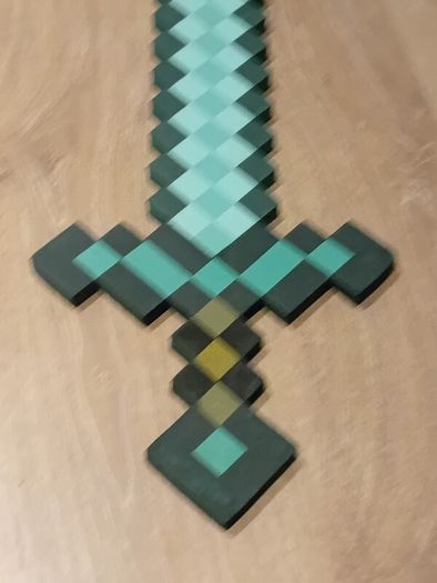 minecraft foam diamond sword