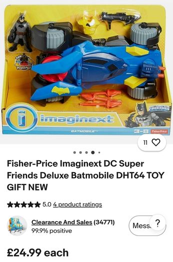 IMAGINEXT Batman Batmobile Vehicles