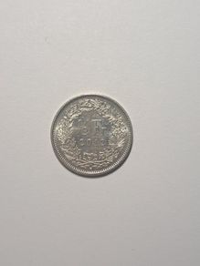 Switzerland half franc coin