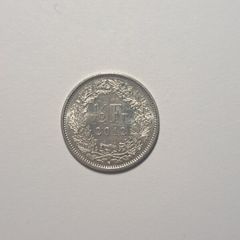 Switzerland half franc coin