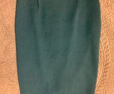 Roland Mouret Blue Wool Tailored Pencil Skirt
