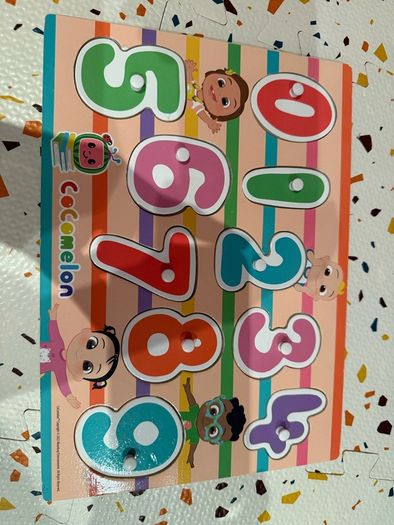 Cocomelon wooden number jigsaw