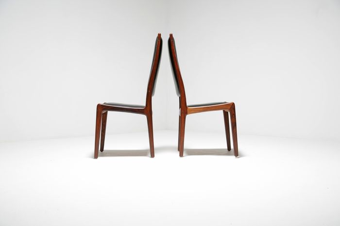 Vintage Danish Rosewood Dining Chairs by Johannes Andersen for Mogens Kold