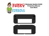 Nintendo Switch OLED Protective Silicone Rubber Gel Console Soft Case Cover Black