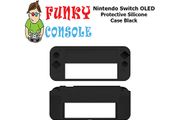 Nintendo Switch OLED Protective Silicone Rubber Gel Console Soft Case Cover Black