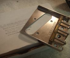 Telecaster bridge,vibramate for Bigsby.