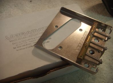 Telecaster bridge,vibramate for Bigsby.
