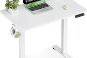 Standing Desk, 80cm Small Height Adjustable Desk with 3 Memory Heights
