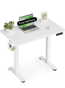 Standing Desk, 80cm Small Height Adjustable Desk with 3 Memory Heights