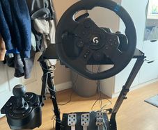 Logitech G923 + Logitech G29 Shifter + Racing Wheel Stand
