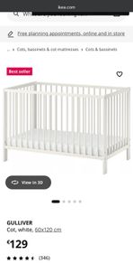 Cot - IKEA Gulliver Cot