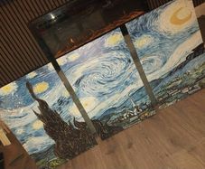 Stary Night 3 piece Canvas Art