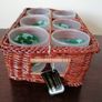 Glasses with display basket Image 4