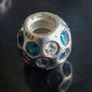 Retired Chamilia Swarovski crystal 925 sterling silver charms lot Image 7