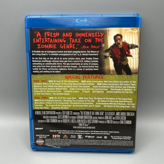 The Return of the Living Dead (Blu-ray) Collectors Edition - Import