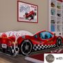 Single kids Car Bed ZENITH-- FREE led lights FREE delivery mattress included Image 3