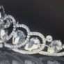 Bride's Designer Crystal Head Piece Image 2