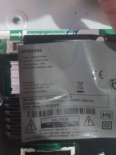 Samsung tv power supply and mainboard 15e each