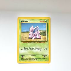 Pokemon Vintage Nidoran Male Card